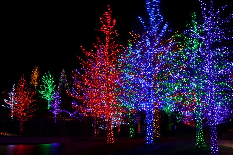 Christmas Lights Hanging in Overland Park, KS