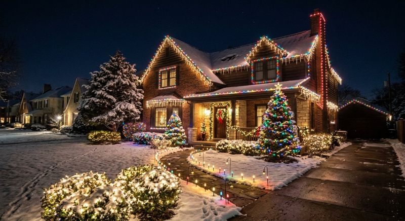 Christmas Lights Installation in Kansas City, MO