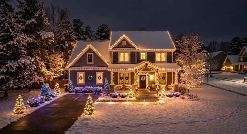 Holiday Lights Installation in Kansas City, MO